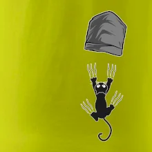 Mačka vypadla z vrecka