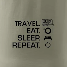 Eat sleep travel - Veľký príves