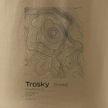 Trosky - vrstevnice v obdĺžniku