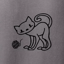 Mačka - Klbko - prsia