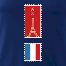 Paríž známka farebná