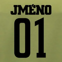 Futbalový dres - vlastné meno a číslo