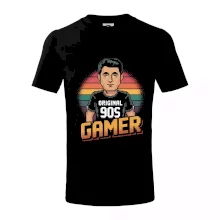 Original 90s gamer farebný