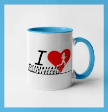 I love running dievča