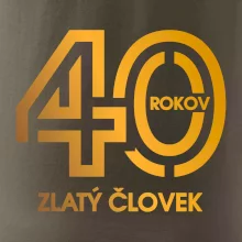 40 rokov zlatý človek