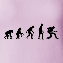 Evolúcia gitarista - kľačiaci