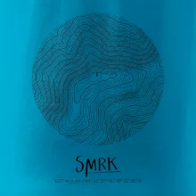 Smrk - vrstevnice v kruhu