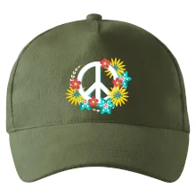 Peace symbol abstraktný