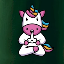 Yoga fučiaci jednorožec