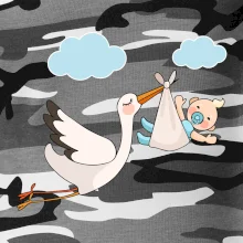 Bocian čakáme bábätko - chlapec