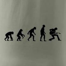 Evolúcia gitarista - kľačiaci