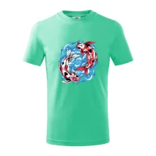 Yin & Yang Koi kapor - červený