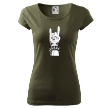 Rock ruka s náramkom