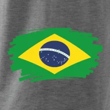 Brazília vlajka štetkou