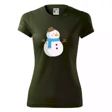 Snehuliak so šálom Snehuliak so šálom