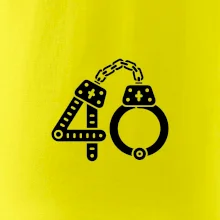 Narodeninové tričko pre policajta - putá 40