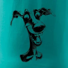 Čiernobiela karikatúra chrt Čiernobiela karikatúra chrt