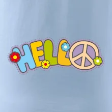 Hello hippie symbol