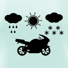 Motorkář za každého počasí - silnice