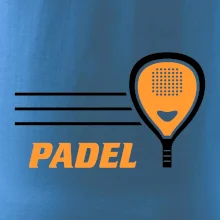 Padel - oranžová raketa