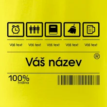 Čárový kód - Vlastní text