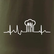 EKG kuchár čiapky a príbory