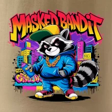 Mýval - masked bandit graffiti