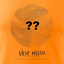 Vaše miesto - vrstevnice v kruhu