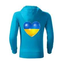 Ukrajina srdce vlajka Ukrajina srdce vlajka