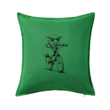 Ovce s okuliarmi na bicykli