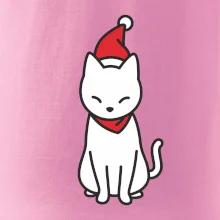 Vianočná mačka sediaca