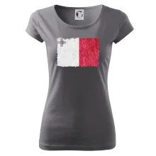 Vlajka Malta ohrýzaná