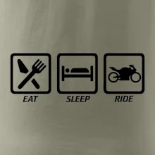 Eat sleep ride - cesta