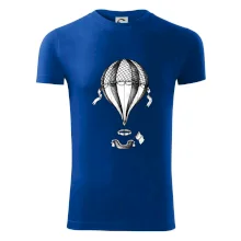 Teplovzdušný balón kreslený