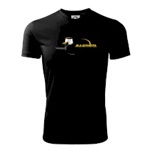 Bagrista v kruhu - vlastný nápis