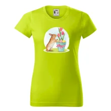 Veľkonočný zajačik tulipány