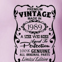 Vintage Etiketa - 1989