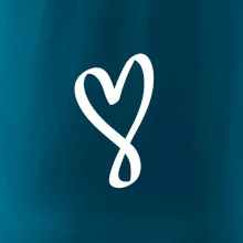 Srdce nekonečno na prsník