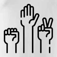 Kameň nožnice papier ikony