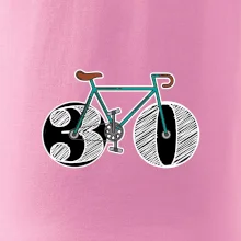Narodeniny 30 rokov na bicykli