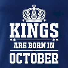 Kings are born in October
