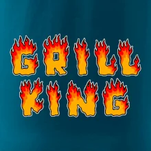 Grill King ohnivý nápis