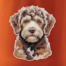 Lagotto romagnolo vyšívaná hlava