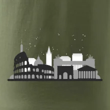 Rím silueta pamiatky