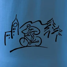 Cyklista na výlete Cyklista na výlete