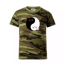 Mačky jin jang farebné Mačky jin jang farebné