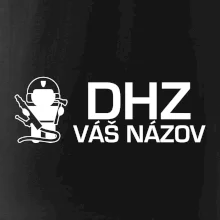 DHZ postavička - vlastný nápis DHZ postavička - vlastný nápis