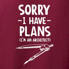 Sorry I have plans - architect
