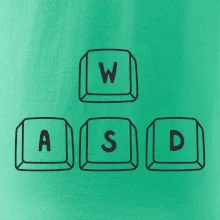 WASD klávesy - prso