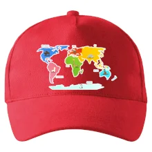 Svetové kontinenty s názvami a zvieratkami